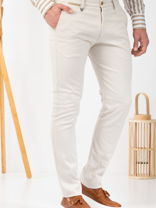Vittorio Artist Chino Trousers Stone