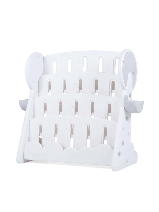 Floor Bookcase Wooden White