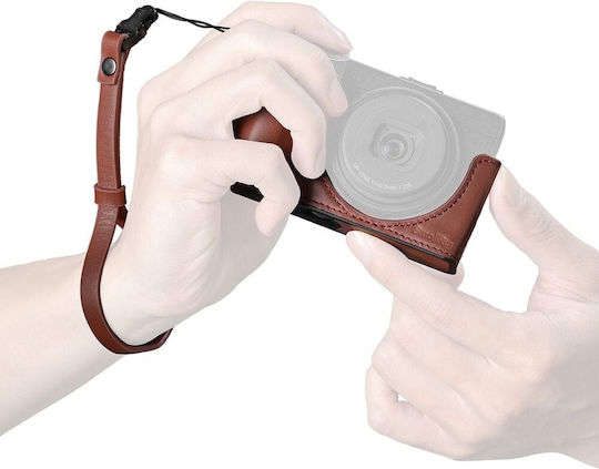 Smallrig Leather Half-case Wrist Strap Ricoh Gr Iv Red