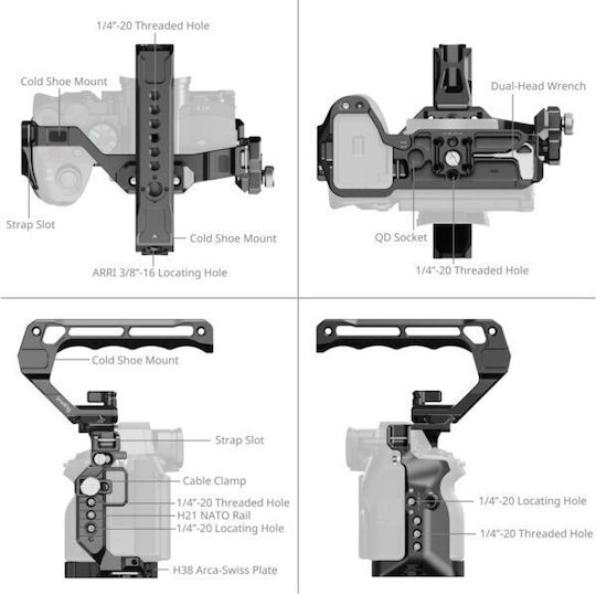 Smallrig 6026 – Advanced Cage Kit Sony Alpha 7v 7rv 7iv