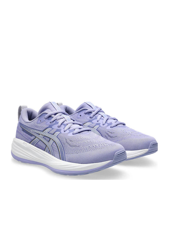 Gel-cumulus Kids Sports Shoes Running with Laces Purple