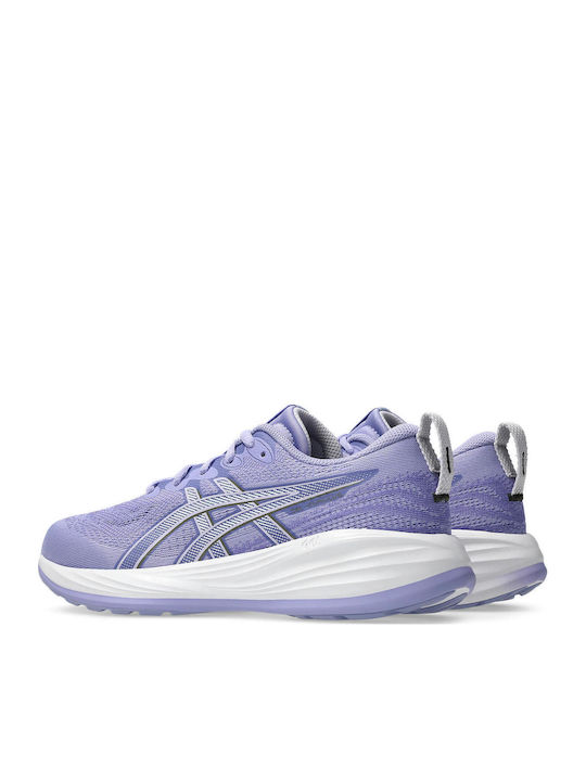 Gel-cumulus Kids Sports Shoes Running with Laces Purple