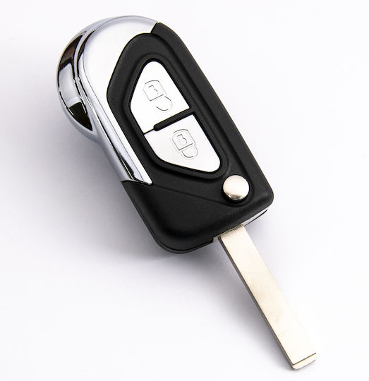 Autoschlüsselhülle Citroen C3 Ds3 2 Tasten
