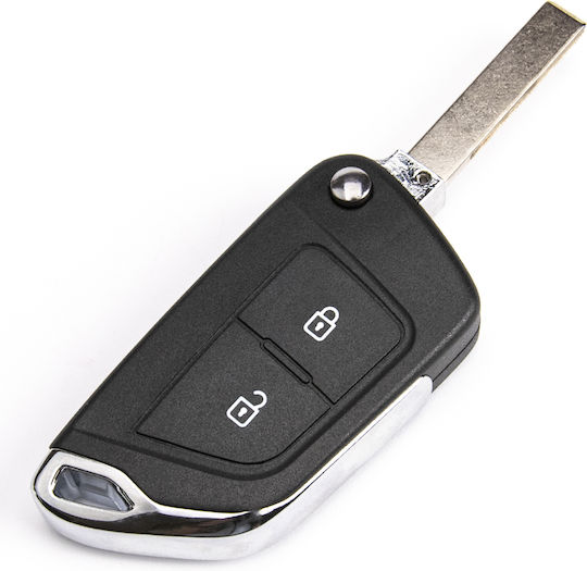 Κέλυφος Κλειδιού Αυτοκινήτου Peugeot 307 308 407 Citroen C2 C3 C6 Jumpy Κιτ Μετατροπης