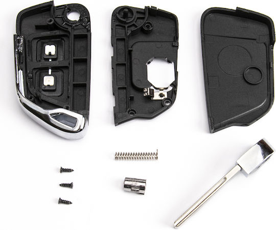 Κέλυφος Κλειδιού Αυτοκινήτου Peugeot 307 308 407 Citroen C2 C3 C6 Jumpy Κιτ Μετατροπης