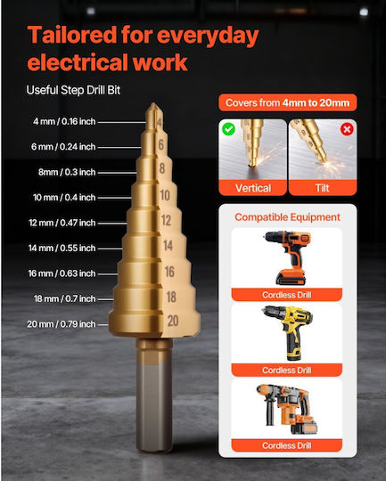Vevor JLBSDKQ245CME5VDO001V0 Εργαλείο Χειρός με Πλαστική Λαβή