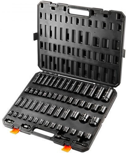 Vevor Καρυδάκια Εξάγωνα με Καρέ Υποδοχής 3/8", 1/2" Σετ 59τμχ