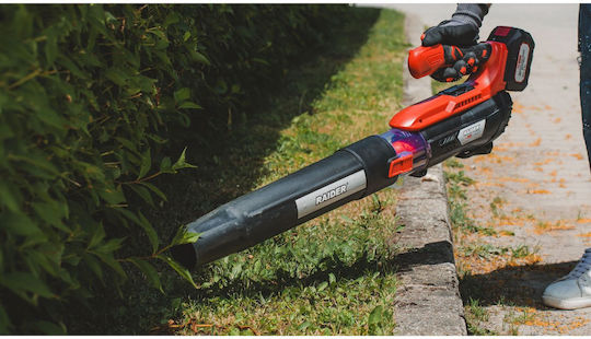 Raider RDP-BL20 Handheld Laubbläser mit Batterie 20V Solo mit Lautstärkeregelung & Maximale Luftgeschwindigkeit 144km/h