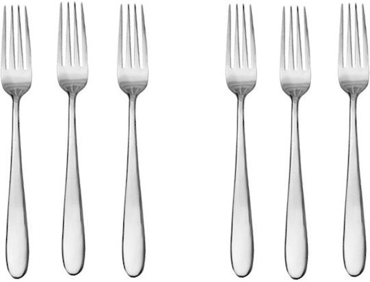 Raki Set Gabeln Für Tisch Inox Silber 6 Stück Raki Set Gabeln Für Tisch Inox Silber 6 Stück