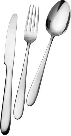 Raki Set Of Silver Stainless Steel Table Forks 6 Pieces