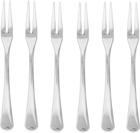 Raki Set Gabeln Für Tisch Inox Silber 6Stücke Raki Set Gabeln Für Tisch Inox Silber 6Stücke