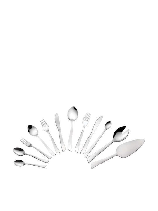 Raki Set Furculițe Alimente Inox Argintii 6 Bucăți