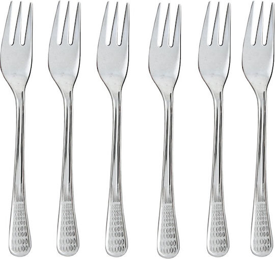 Raki Raki Set Gabeln Obst/Dessert Inox Silber 6Stücke Raki Raki Set Gabeln Obst/Dessert Inox Silber 6Stücke