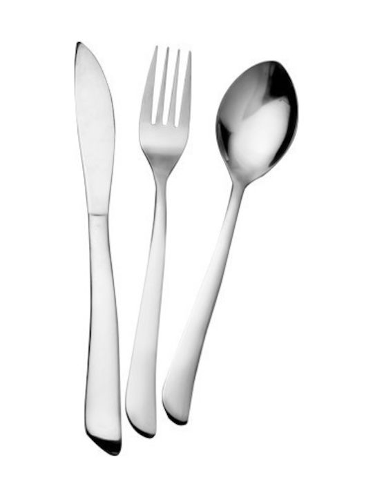 Raki Set Furculițe Alimente Inox Argintii 6 Bucăți