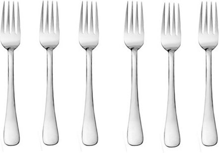 Raki Nataly Set Gabeln Obst/Dessert Inox Silber 6Stücke Raki Nataly Set Gabeln Obst/Dessert Inox Silber 6Stücke