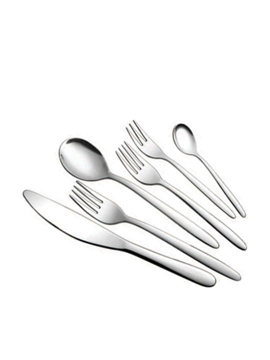 Raki Set Furculițe Fructe/Desert Inox Argintii 6 Bucăți