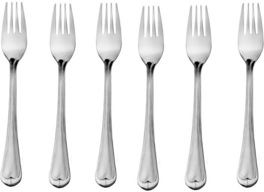 Raki Set Gabeln Obst/Dessert Inox Silber 6Stücke Raki Set Gabeln Obst/Dessert Inox Silber 6Stücke