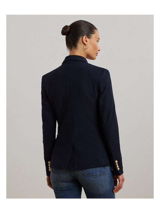 Ralph Lauren Women's Waisted Blazer Navy Blue
