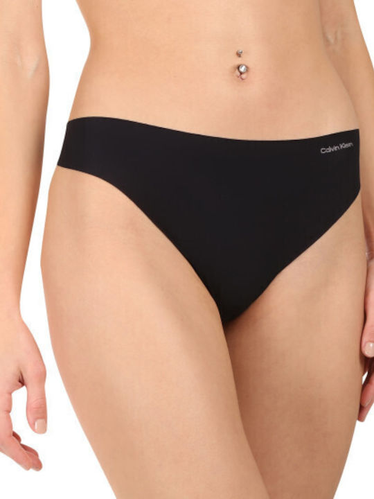 Γυναικεία String 3Pack χωρίς Ραφές Black-cedar-soft Mauve