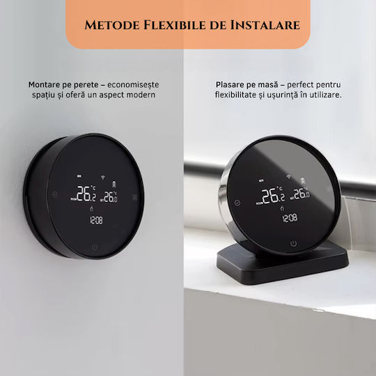 Termostat Digital de Cameră Smart cu Wi-Fi