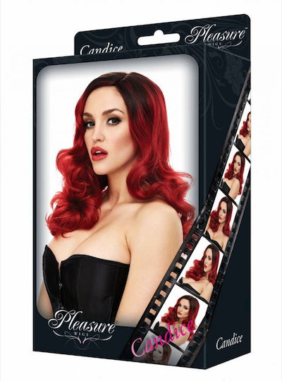 Candice Περούκα Red Black
