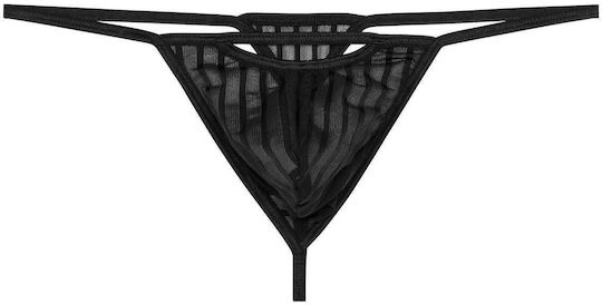 Allure Ανδρικό Sexy String Μαύρο