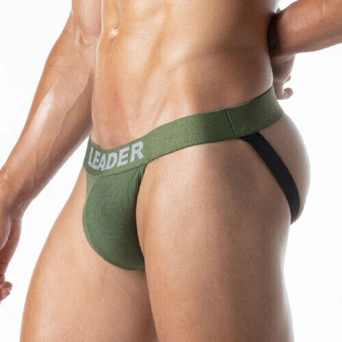 Leader Herren Jockstrap Khaki