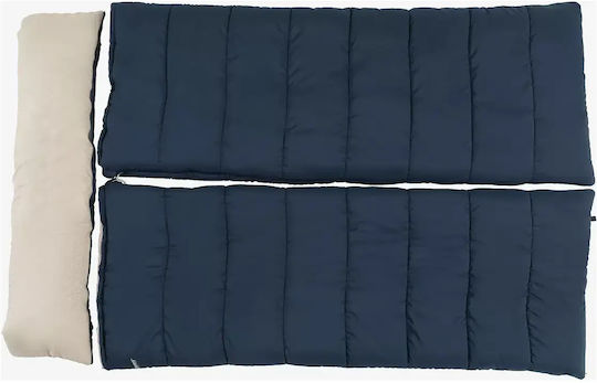 Outwell Sleeping Bag Διπλό Contour Lux Deep Blue