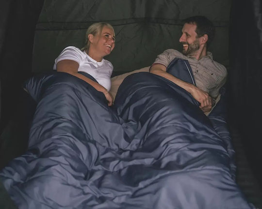 Outwell Sleeping Bag Διπλό Contour Lux Deep Blue