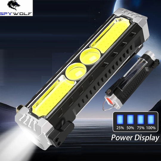 Spywolf Презареждащ се Фенер LED 4 Броя