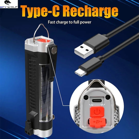 Spywolf Rechargeable LED Flashlight