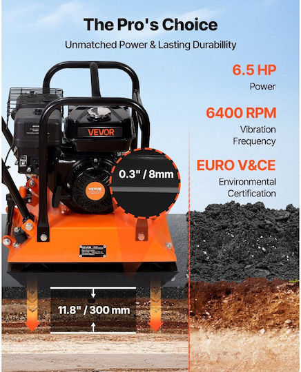 Vevor Βενζίνης 6.5hp/212cc