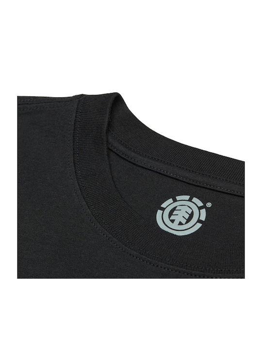 Label Pocket T-shirt Flint Black