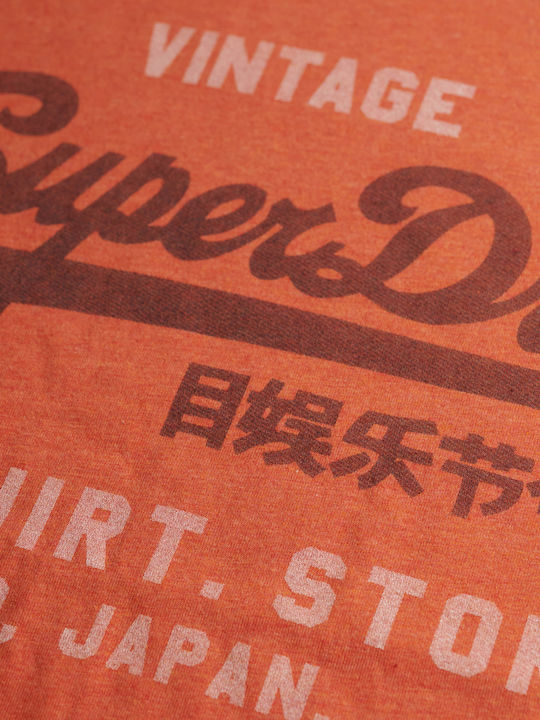 Heritage T-Shirt Rost Orange Marl
