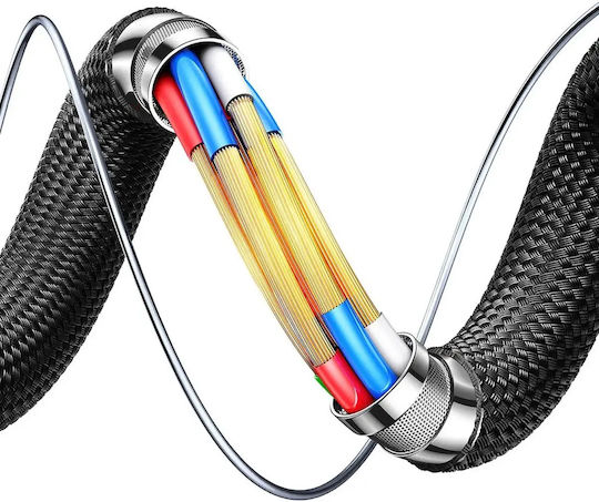 Joyroom S-A60 StarTalk USB-A to Lightning Cable 30W Μαύρο 1.2m