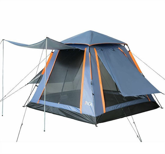 Inca Airnest Automatic Camping Tent Blue 3 Seasons For 4 People 240x210x170cm