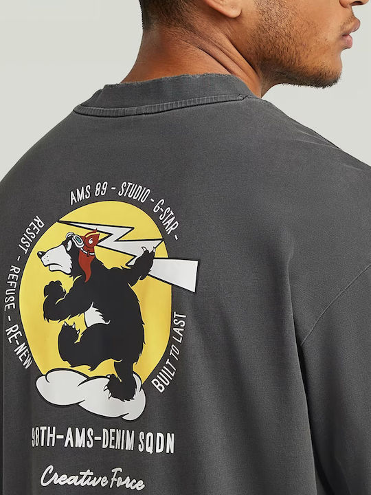 T-shirt Μαύρο