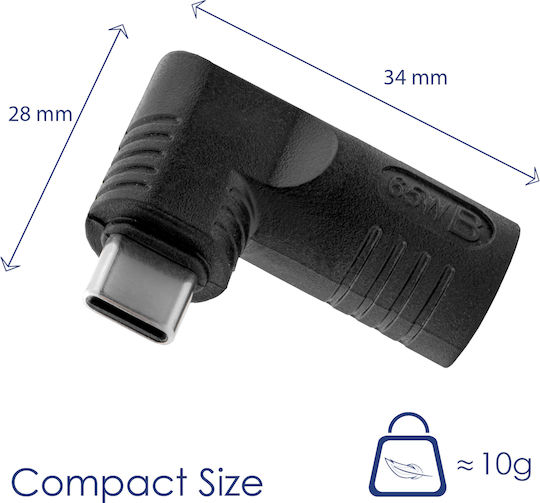 Laptop Adapter Ak-nd-d06 5.5 X 2.5 Mm Usb-c
