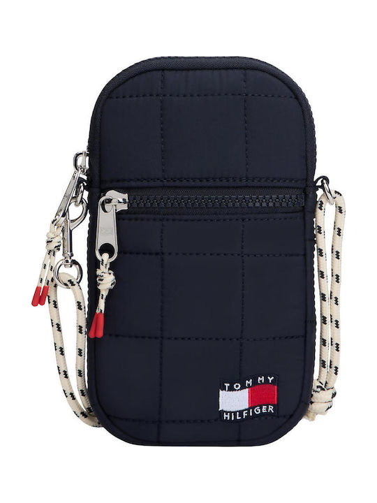 Tommy Women's Mobile Phone Pouch Blue KA0KA00039 DW6