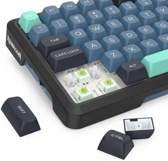Redragon Behemoth Wireless Gaming Mechanical Keyboard 75% with Custom switches and RGB lighting (English US)