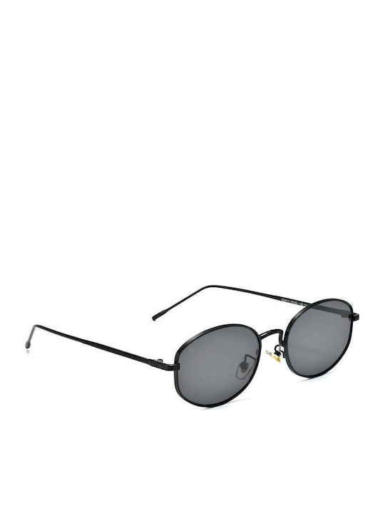 Red Raven Palma Unisex Ochelari De Soare Cu Ramă Metalică Total Negru