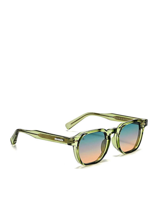 Red Raven Luca Unisex Ochelari De Soare Cu Ramă Din Plastic Verde Deschis