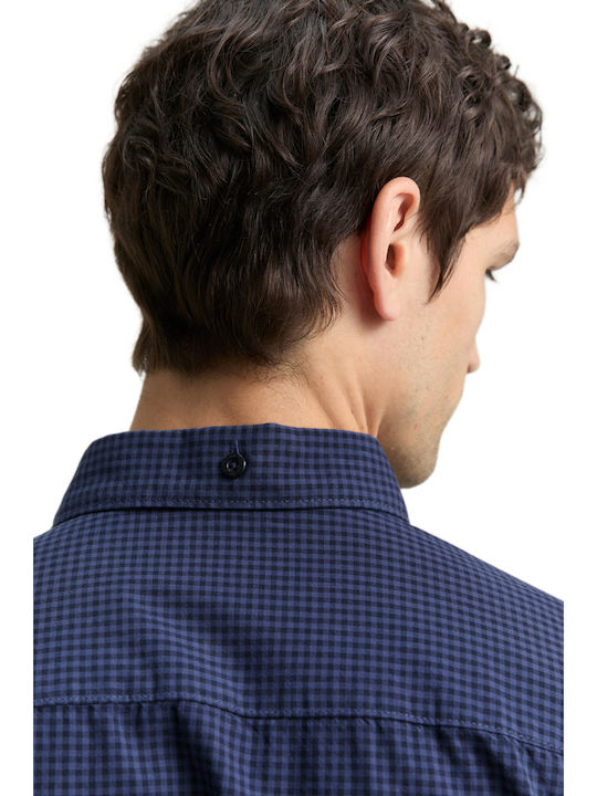 Μακρυμάνικο Πουκάμισο Καρό Blue Vichy Check