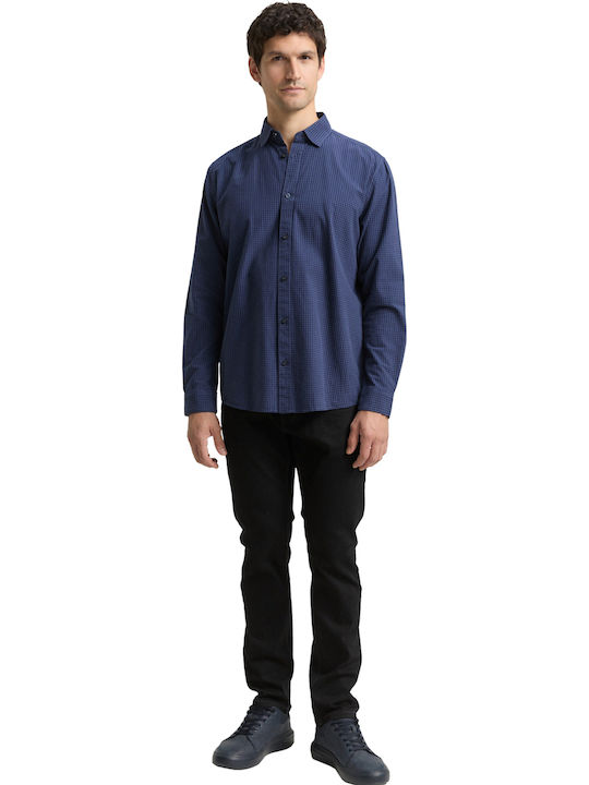Μακρυμάνικο Πουκάμισο Καρό Blue Vichy Check