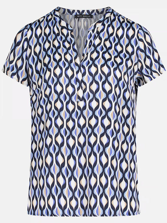 Bluza Damă Mâneci Scurte Albastră