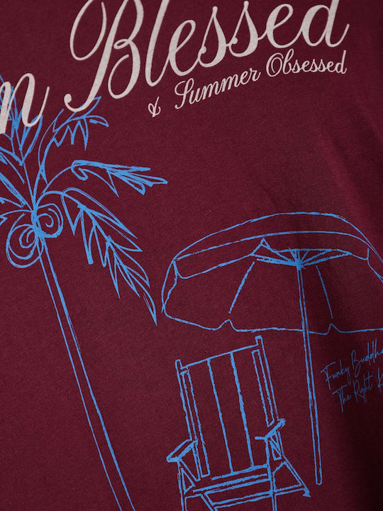 Women's T-shirt Burgundy