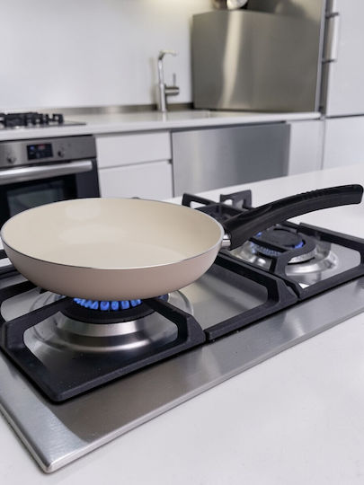 SteweHome Granite Non-Stick Pans Set Beige Kitchen Color 26cm