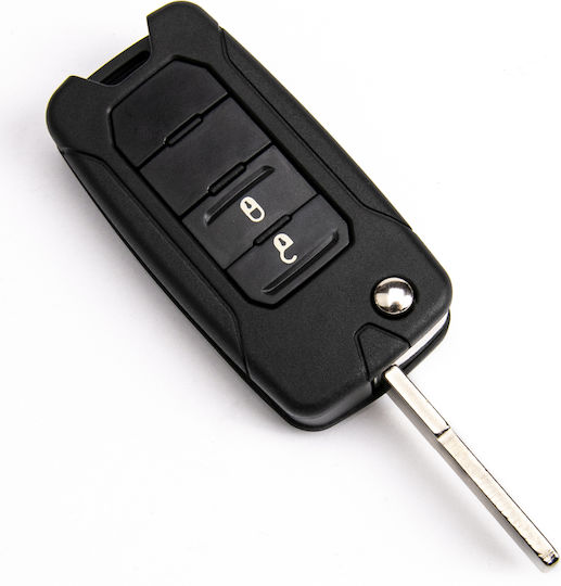 Carcasă Cheie Auto cu Lamă cu 2 Butoane pentru Jeep
