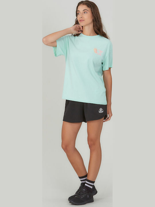 Γυναικείο T-shirt Floral Πρασινο