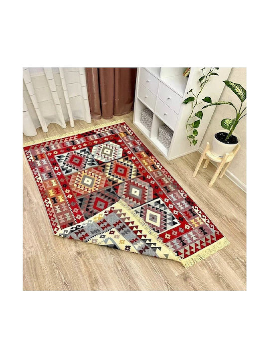Kotonia Home Χαλί Διάδρομος Βαμβακερό Πολύχρωμο 80x150cm